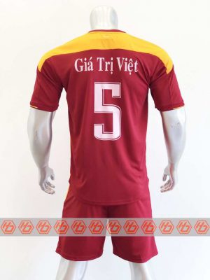 Công ty VVAC - màu Đỏ | Đồng phục bóng đá | Đồng phục công ty cao cấp