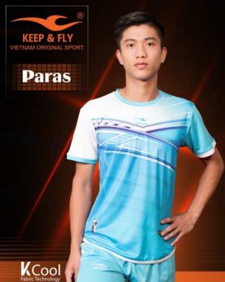 Áo bóng đá không logo thiết kế Keep & Fly PARAS vải mè cao cấp 8 màu