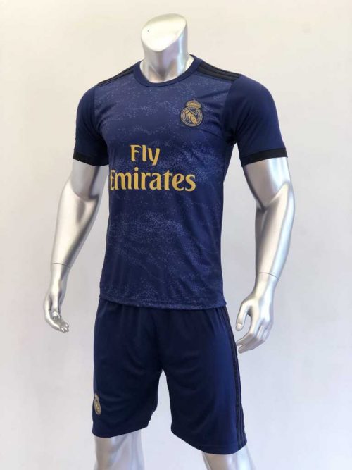 Quần áo bóng đá Real Madrid màu Xanh Đen mùa giải 19-20