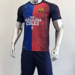 Quần áo bóng đá BARCELONA CULES màu Xanh Đỏ mùa giải 20-21