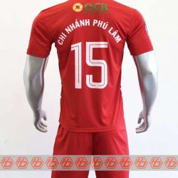 Đồng phục quần áo bóng đá Ngân Hàng OCB-Chi Nhánh Phú Lâm