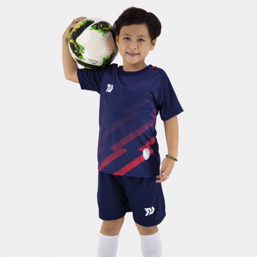 Quần áo bóng đá trẻ em cao cấp Bulbal FLASH vải mè 6 màu - Cam