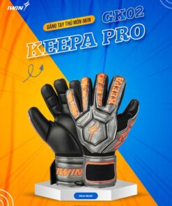 Găng tay thủ môn iWin Keepa Pro GK02 màu xám