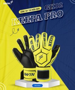 Găng tay thủ môn iWin Keepa Pro GK02 màu xanh dạ quang