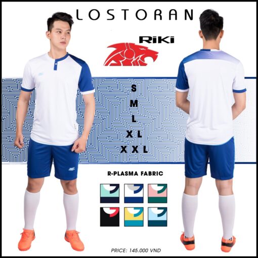 Áo bóng đá không logo Riki - LOSTORAN thun lạnh cao cấp 6 màu