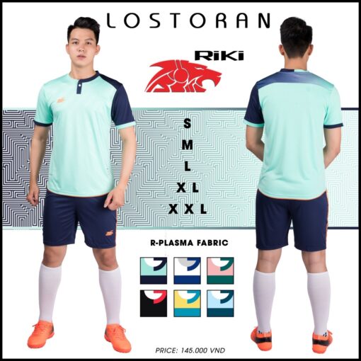 Áo bóng đá không logo Riki - LOSTORAN thun lạnh cao cấp 6 màu
