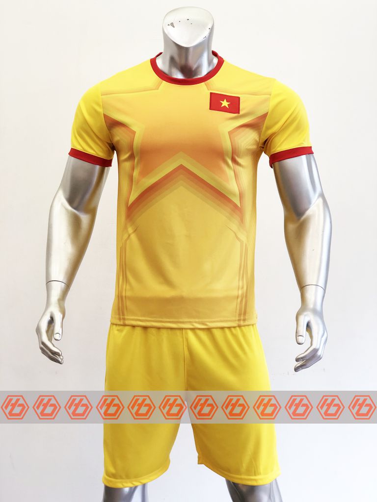 Áo thủ môn đội tuyển Việt Nam màu Vàng mùa giải 21-22