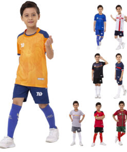 Quần áo bóng đá trẻ em không logo Euro 2021 vải mè 8 màu
