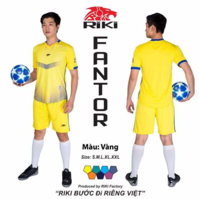 Áo bóng đá không logo Riki FANTOR thun lạnh cao cấp 7 màu