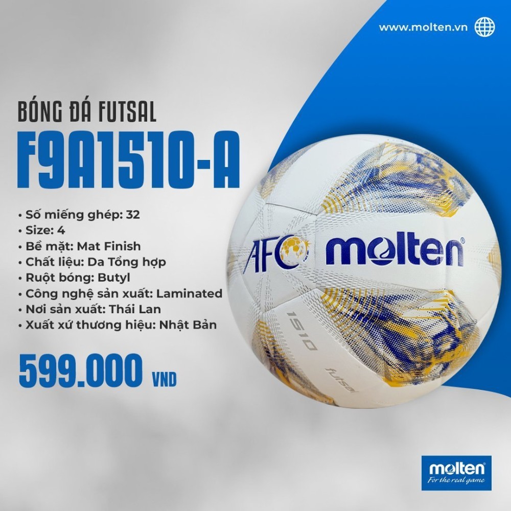 Quả bóng đá Futsal Molten F9A1510-A 1