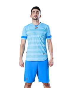 Áo bóng đá không logo thiết kế EGAN Mecka màu xanh biển