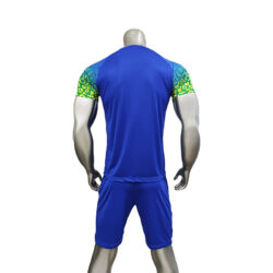 Quần áo bóng đá Brazil màu xanh 2022 lưng