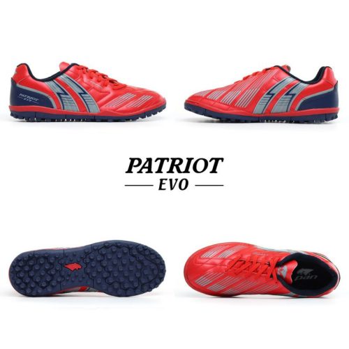 Giày Pan Patriot Evo TF sân cỏ nhân tạo đỏ