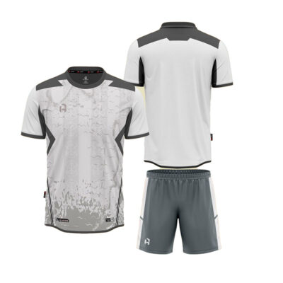 Áo bóng đá không logo thiết kế HP CARIBE trắng