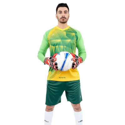 Áo thủ môn không logo Kaiwin Goalkeeper Shirt Stable vàng xanh lá