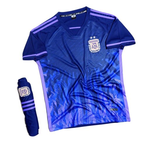 Quần áo Argentina màu tím sân khách World Cup 2022 HVK1