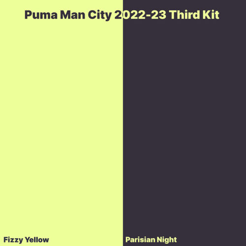 Quần áo Man City sân khách thứ 3 2022