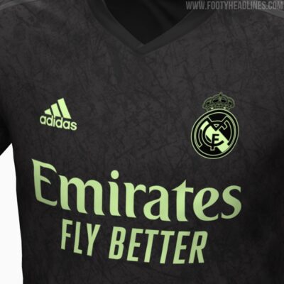 Quần áo Real Madrid sân khách thứ 3 2022