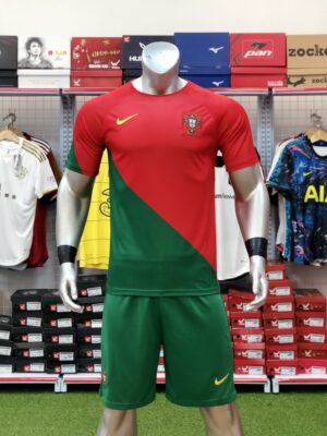 Quần áo Bồ Đào Nha red color Sảnh mái ấm World Cup 2022 sản phẩm Thái F2