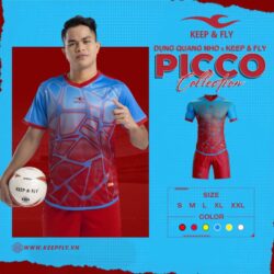 Quần áo bóng đá không logo Keep Fly Picco Đỏ