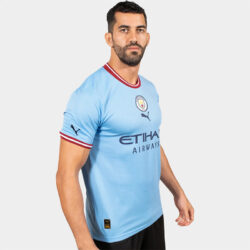 Quần áo Man City màu xanh sân nhà 2022-23 CT
