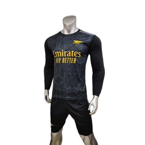 Quần áo Arsenal tay dài 2022 màu đen N
