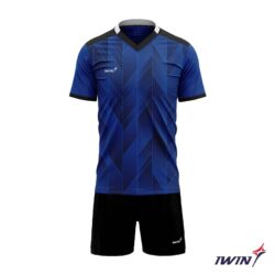 Quần áo bóng đá không logo Iwin Cool A05 màu xanh