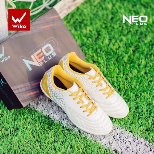 Giày bóng đá Wika Neo Plus đế Đinh TF sân cỏ nhân tạo màu trắng