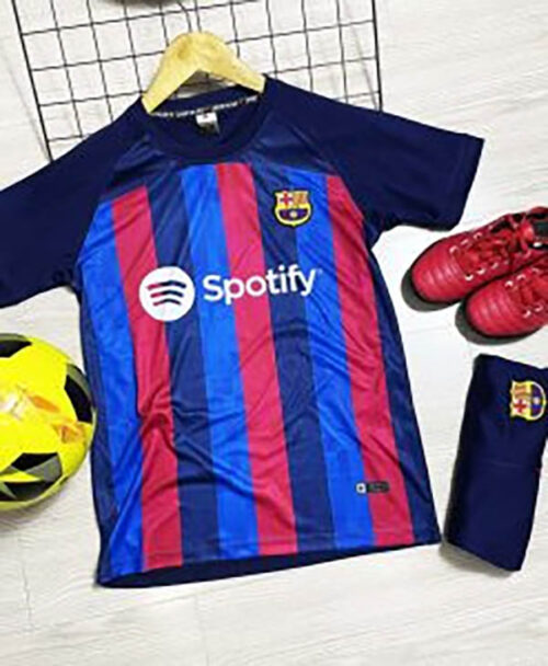 Quần áo bóng đá trẻ em Barcelona 2022