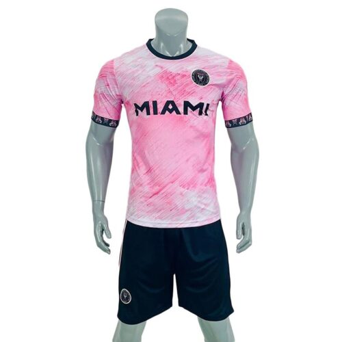 Quần áo Inter Miami màu hồng 2022 mặt đứng
