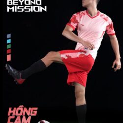 Quần áo bóng đá không logo Beyono Mission Hồng