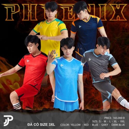 Quần áo bóng đá không logo Just Play Phoenix