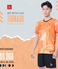 Quần áo bóng đá không logo Kamito Tornado màu cam