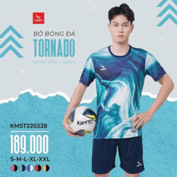 Quần áo bóng đá không logo Kamito Tornado màu xanh rêu