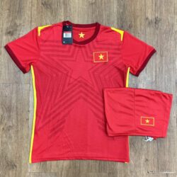 Quần áo đội tuyển Việt Nam hàng Thái F2 màu đỏ
