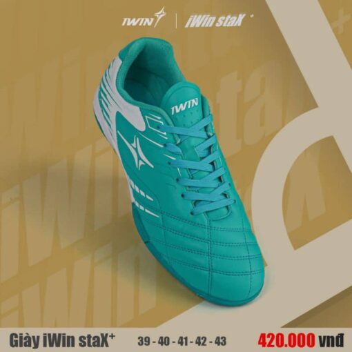 Giày bóng đá đế đinh TF sân cỏ nhân tạo IWIN Stax+ Ngọc