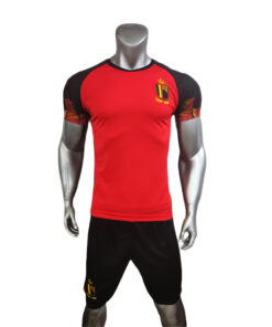 Quần áo Bỉ màu đỏ sân nhà World Cup 2022 HVK1