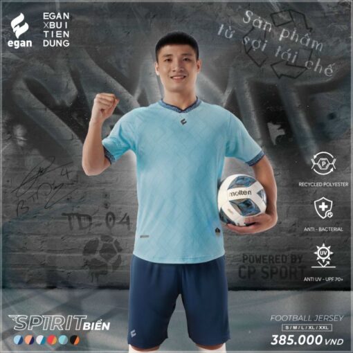 Quần áo bóng đá không logo CP Spirit bích