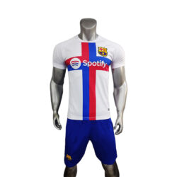 Quần áo Barca màu trắng sân khách thứ 3 2022-23 HVK1