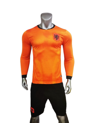 Quần áo Hà Lan tay dài màu cam 2022-23