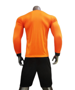 Quần áo Hà Lan tay dài màu cam 2022-23 mặt lưng