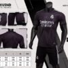 Quần áo Real Madrid màu đen Strivend cao cấp 2022-23