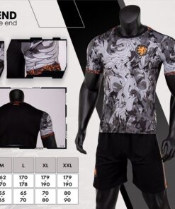 Quần áo Hà Lan màu đen Strivend cao cấp 2022-23
