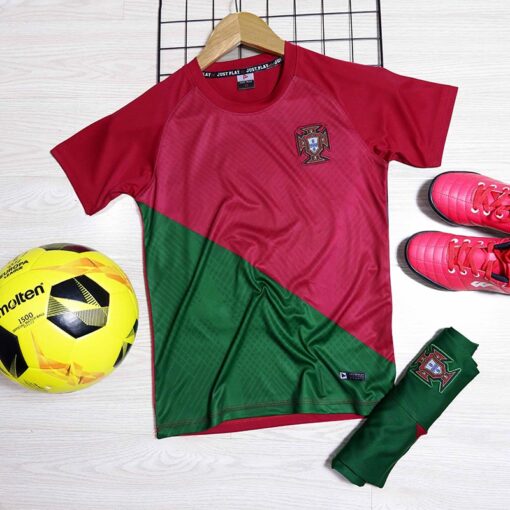 Quần áo bóng đá trẻ em Bồ Đào Nha 2022-23 DX