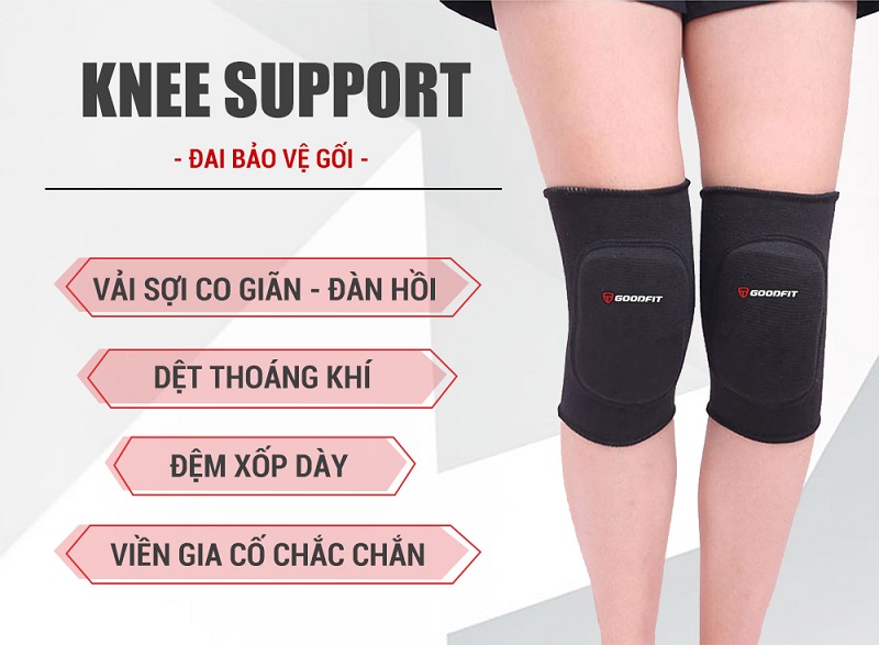 Đai bảo vệ khớp gối chính hãng GoodFit GF517K