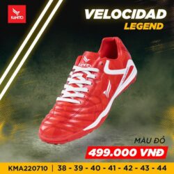Giày bóng đá Kamito Velocidad Legend TF sân cỏ nhân tạo màu đỏ