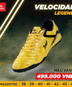 Giày bóng đá Kamito Velocidad Legend TF sân cỏ nhân tạo màu vàng
