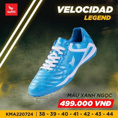Giày bóng đá Kamito Velocidad Legend TF sân cỏ nhân tạo màu xanh ngọc