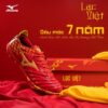 Giày bóng đá Mizuno Morelia Neo III Lạc Việt Limited Edition sân cỏ nhân tạo màu đỏ