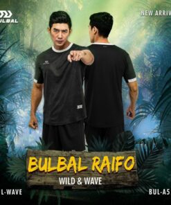Quần áo bóng đá không logo Bulbal RAIFO Đen